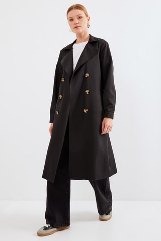 Gabardina - Negro