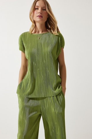 Top y pantalón - Pistacho