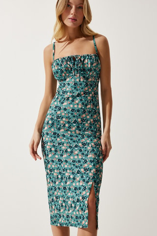 Vestido midi - Verde