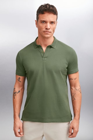 Polo regular fit - Caqui