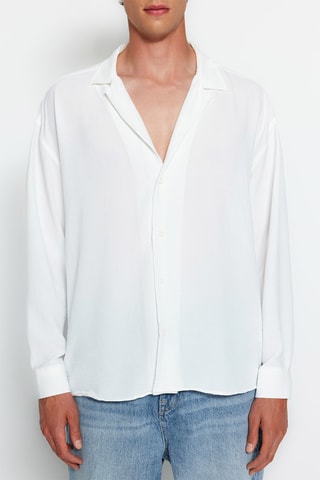 Camisa oversize - Blanco