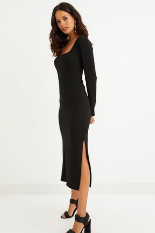 Vestido de tubo - Negro