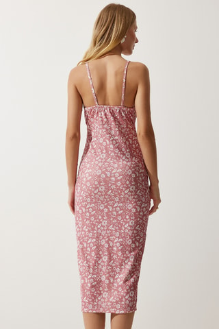 Vestido midi - Rosa