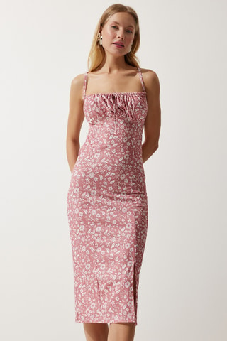 Vestido midi - Rosa