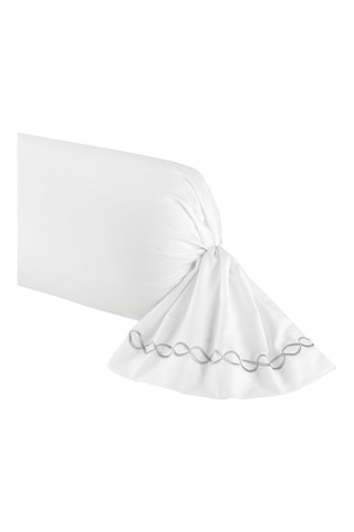 Taie de traversin Eclat de perle - Blanc
