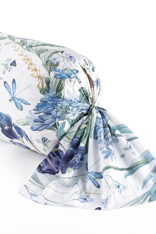 Taie de traversin en satin de coton 80 fils/cm² - Blanc