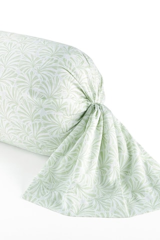 Taie de traversin en satin de coton 80 fils/cm² - Blanc