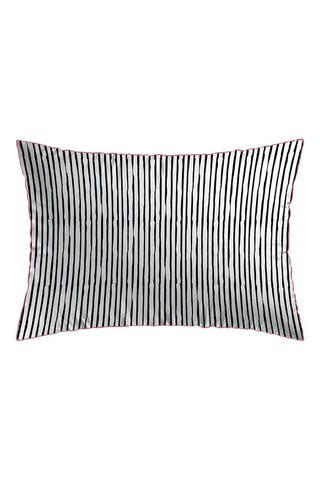 Taie d'oreiller en satin de coton 80 fils/cm² - Blanc