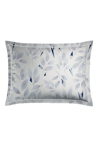 2 taies d’oreiller en satin de coton 80 fils/cm² Murmure - Blanc