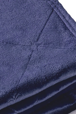 Maxi plaid Diamond Bleu foncé - 180 x 220 cm