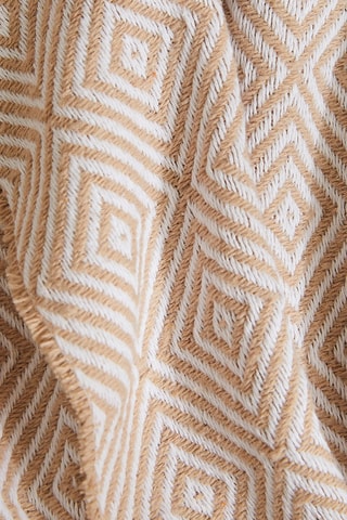 Plaid tissé Venise - Taupe - 130 x 180 cm