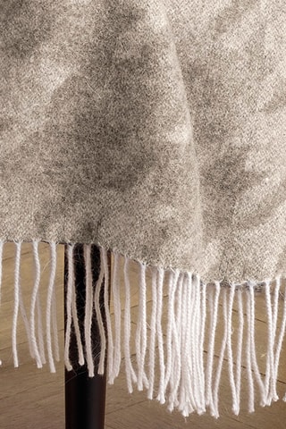Plaid en laine et cachemire Clémence - 
Taupe - 130 x 180 cm