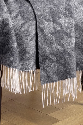 Plaid en laine et cachemire Clémence -
Gris - 130 x 180 cm