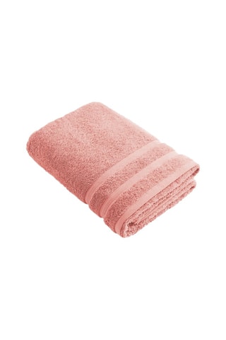 Drap de bain Rose saumon - 100 x 150 cm