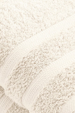 2 draps de bain Cague - Ivoire - 70 x 140 cm