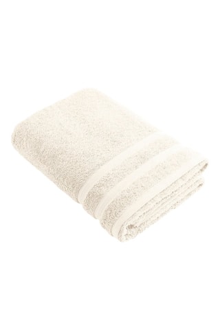 Drap de bain Vague - Ivoire - 100 x 150 cm