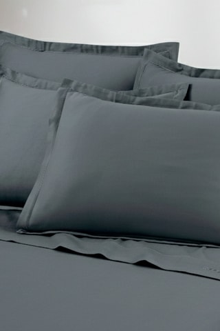 Parure de draps en satin de coton - Gris