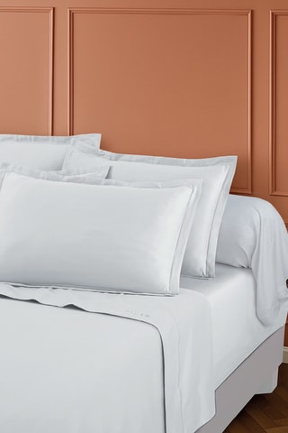 Parure de draps en satin de coton - Blanc