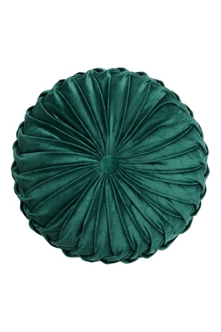 Coussin rond - Vert - 35 x 35 cm