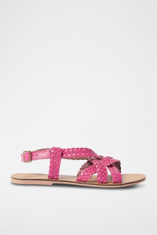 Leren Sandalen Roze