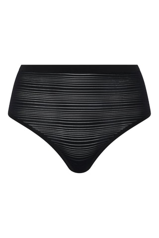 String Hoge Taille Softstretch - Zwart - Chantelle