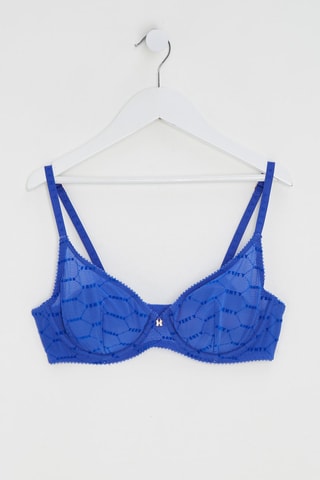 Beha Flocked - Blauw