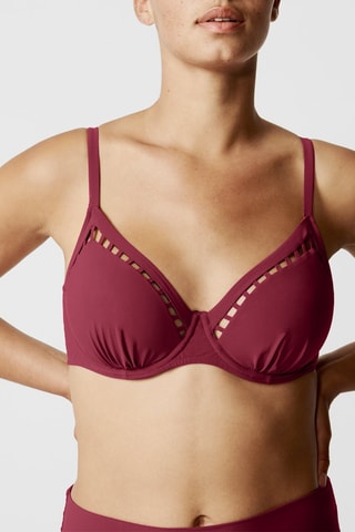 Push-up Bikinitop Native Bordeauxrood