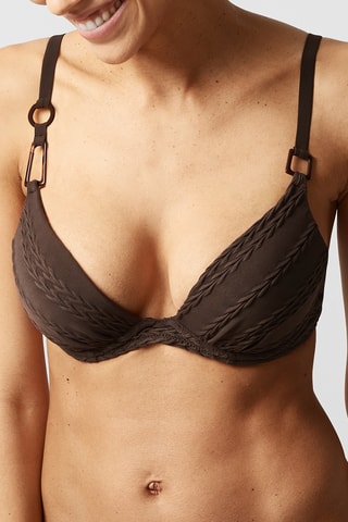 Bikinitop Texture - Bruin