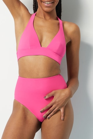 Bikinibroekje Hoge Taille Destination Fuchsia - Etam