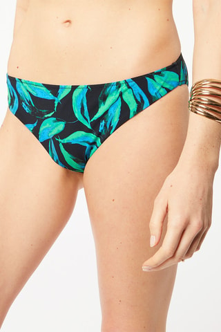 Bikinibroekje Green River Zwart en Groen - Etam