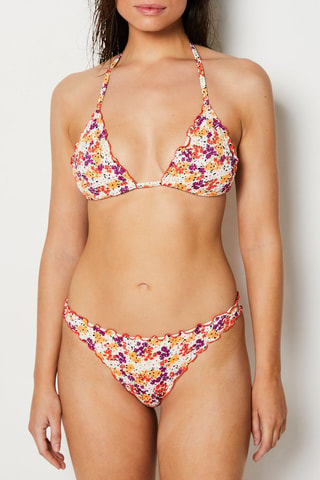 Bikinibroekje - Wit en Oranje