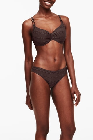 Bikinibroekje Texture - Bruin