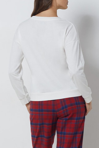 Pyjamashirt Sten - Wit