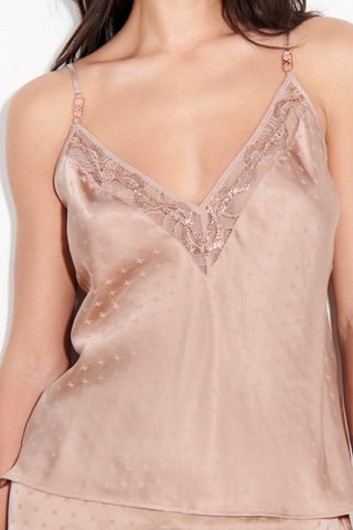 Zijden Pyjamashort Xtravagan - Nude