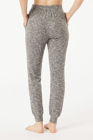 Pyjamabroek met hoge taille Cibel- Gemêleerd Antraciet