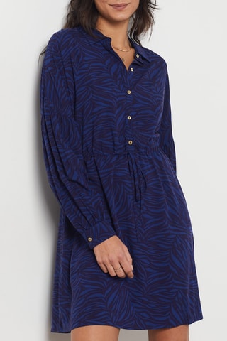 Blouse-jurk - Marineblauw