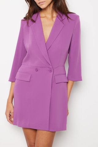 Blouse-jurk - Paars