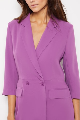 Blouse-jurk - Paars