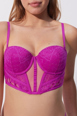 Push-up Bustier Elsaiz- Fuchsia - Undiz