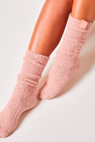 2 Paar Sokken Cindy Taupe en Roze