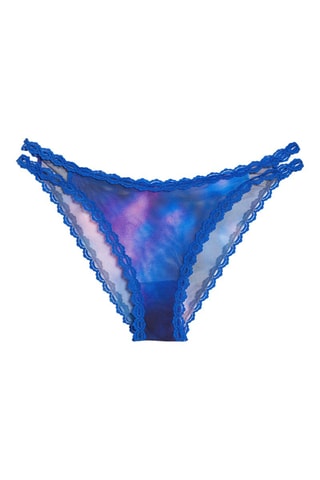 Slip tie and dye effect Billy - Blauw
