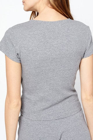 T-shirt - Gris - Etam