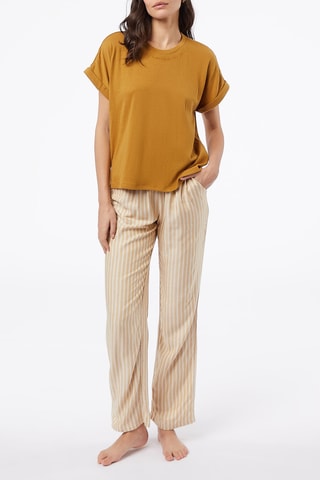 T-shirt Suely Mosterdgeel