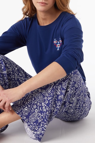 T-shirt Snow Marineblauw