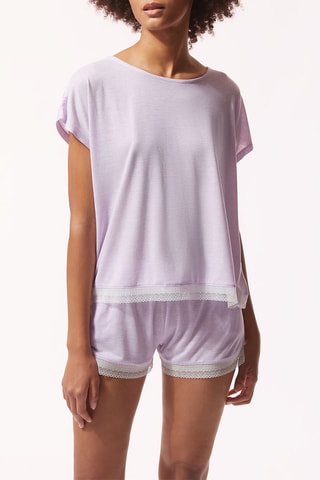 T-shirt - Lila - Etam