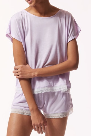 T-shirt - Lila - Etam