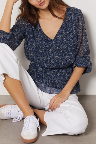 Top - Blauw