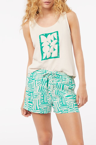 Linnen Short - Groen - Etam