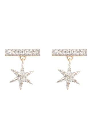 Pendientes Stuga - Oro amarillo y diamantes