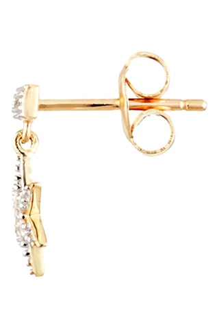 Pendientes Stuga - Oro amarillo y diamantes